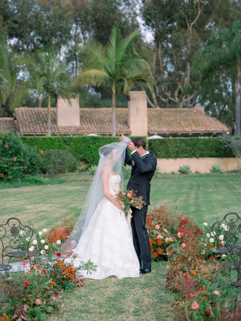 Rancho Valencia Bride and Groom